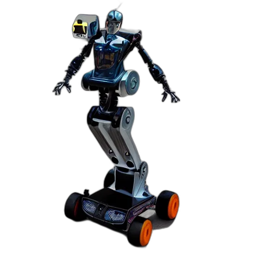 robot, concept art, 3d render, tony transparent PNG cut-out