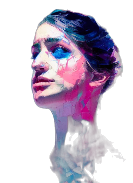 face, mask, dress, crown transparent PNG cut-out