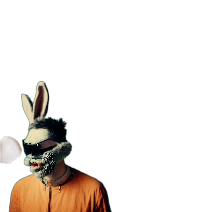 mask, jacket, animal, creature transparent PNG cut-out