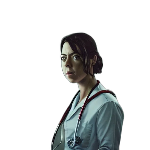 staff, jacket, face, robot transparent PNG cut-out