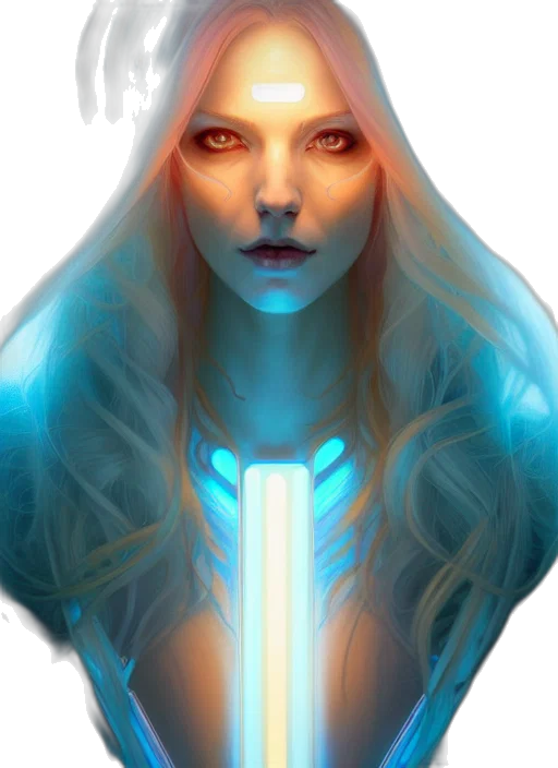 face, robot, jewelry, creature transparent PNG cut-out