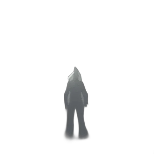 creature, robot, jacket, staff transparent PNG cut-out