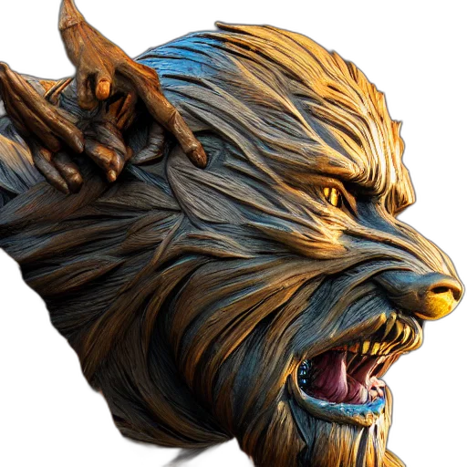 creature, mask, dragon, face transparent PNG cut-out