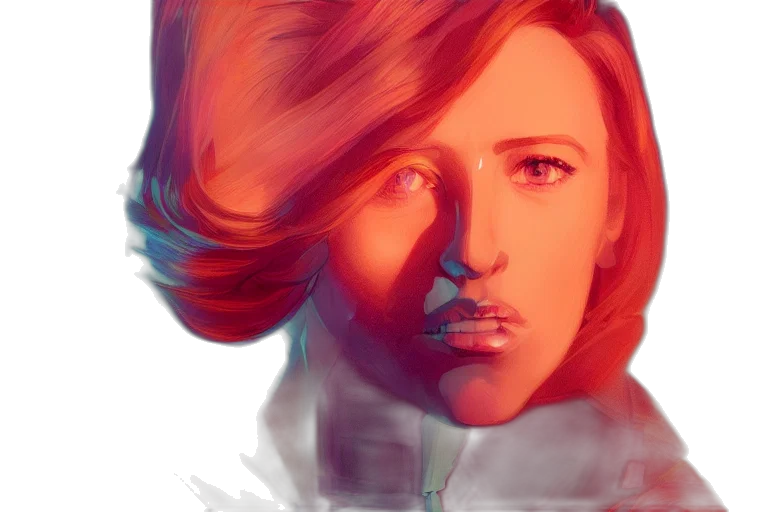 face, photorealistic, comic book art, watercolor transparent PNG cut-out