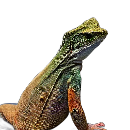 dragon, animal, creature, staff transparent PNG cut-out