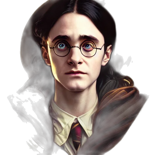 face, fantasy art, comic book art, concept art transparent PNG cut-out