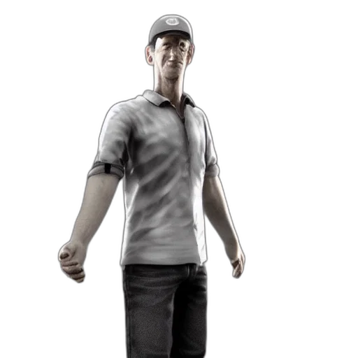 staff, 3d render, concept art, photorealistic transparent PNG cut-out