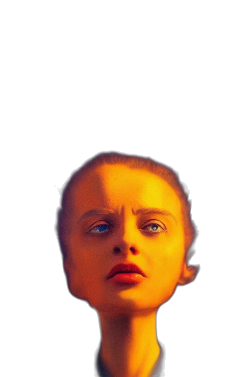 face, mask, robot, creature transparent PNG cut-out