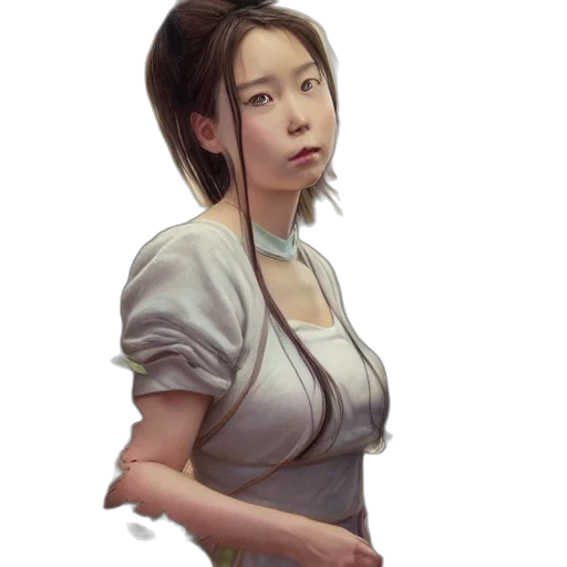 staff, dress, face, robot transparent PNG cut-out