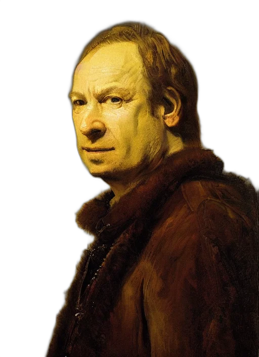 face, jacket, staff, animal transparent PNG cut-out