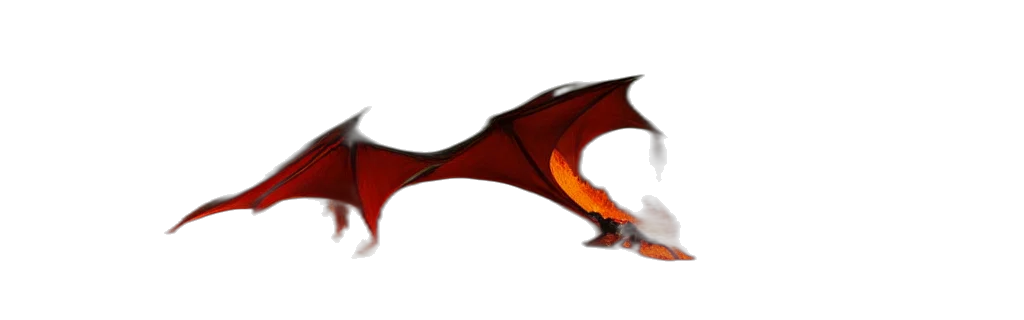 dragon, staff, weapon, creature transparent PNG cut-out