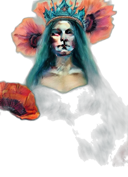 mask, face, creature, crown transparent PNG cut-out