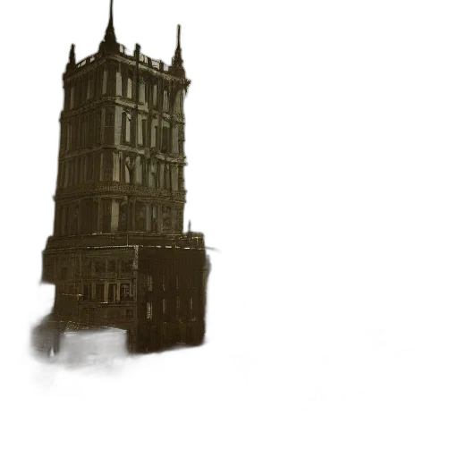 building, crown, dress, concept art transparent PNG cut-out