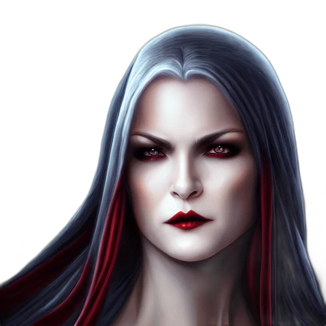 face, fantasy art, photorealistic, concept art transparent PNG cut-out