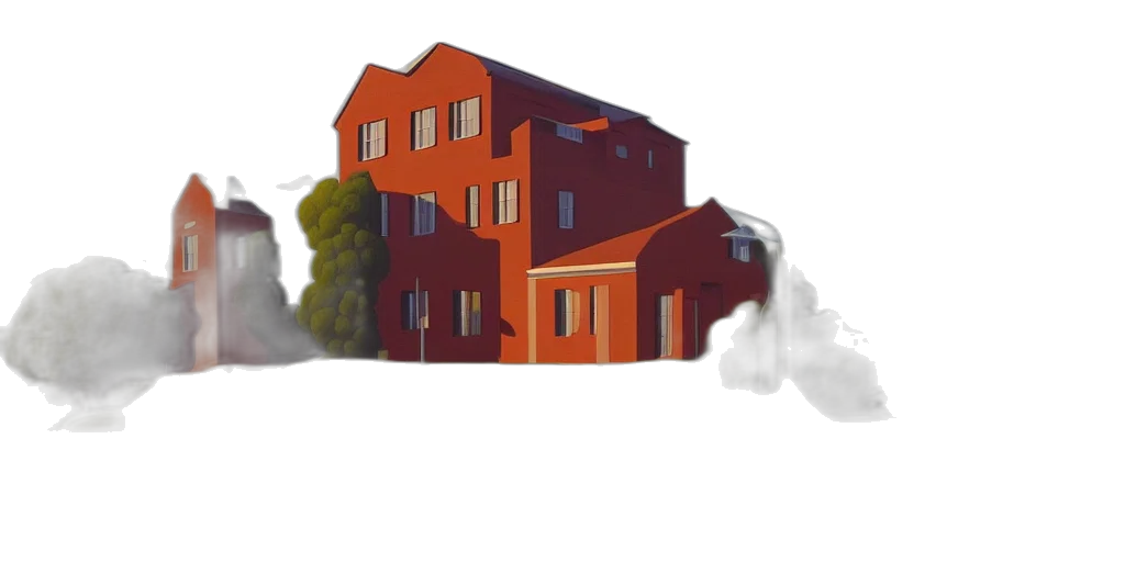 building, furniture, concept art, 3d render transparent PNG cut-out
