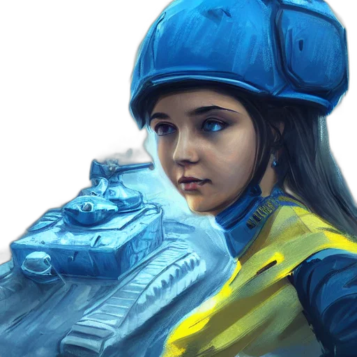 weapon, face, robot, concept art transparent PNG cut-out