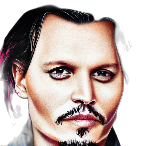 face, photorealistic, cartoon, fantasy art transparent PNG cut-out