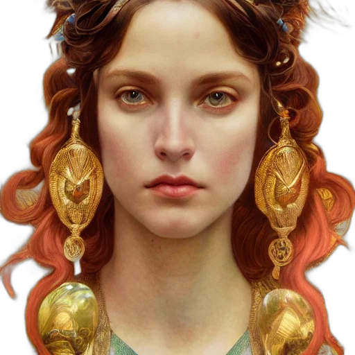 jewelry, face, crown, fantasy art transparent PNG cut-out