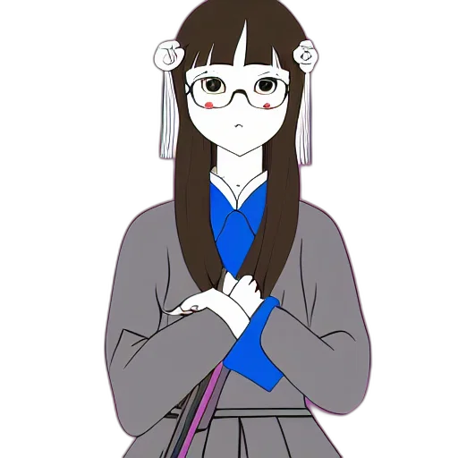 staff, jacket, anime, cartoon transparent PNG cut-out