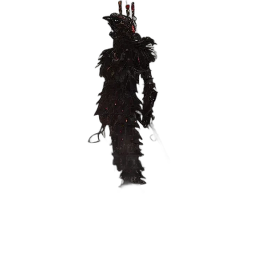 staff, mask, dress, creature transparent PNG cut-out