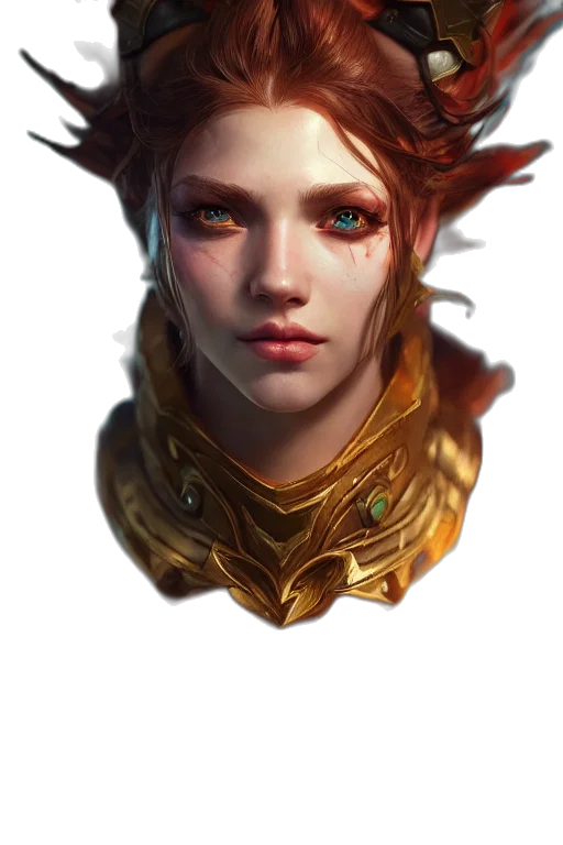 face, crown, jewelry, staff transparent PNG cut-out
