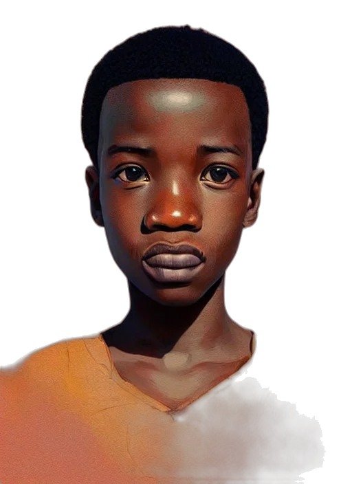 face, photorealistic, oil painting, concept art transparent PNG cut-out