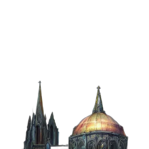 crown, staff, building, weapon transparent PNG cut-out