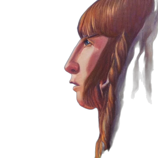 face, hair, mask, creature transparent PNG cut-out