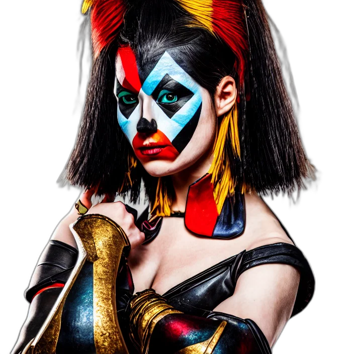 mask, comic book art, fantasy art, concept art transparent PNG cut-out