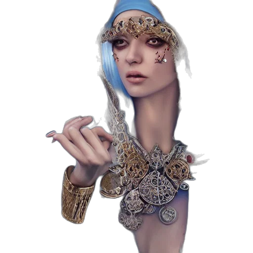 jewelry, crown, dress, face transparent PNG cut-out