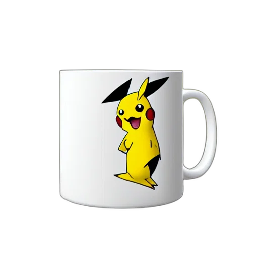 3d render, photorealistic, pixel art, pikachu-print transparent PNG cut-out