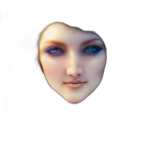face, mask, jewelry, creature transparent PNG cut-out