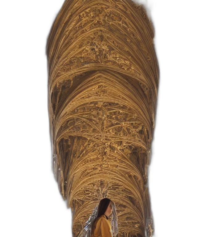 dress, umbrella, staff, shoes transparent PNG cut-out