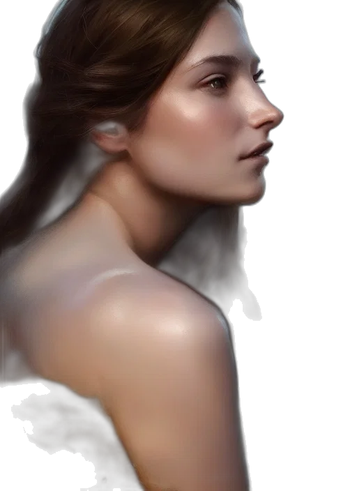 face, jewelry, crown, hair transparent PNG cut-out