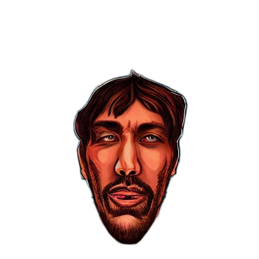 face, mask, creature, hair transparent PNG cut-out