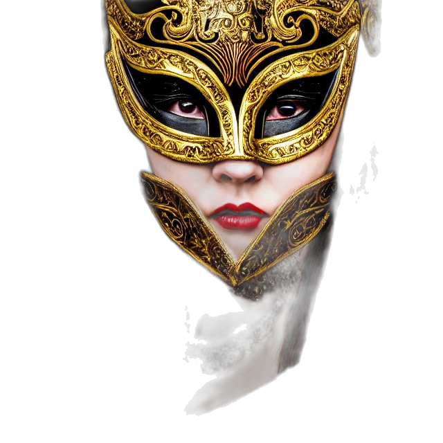 mask, crown, face, jewelry transparent PNG cut-out