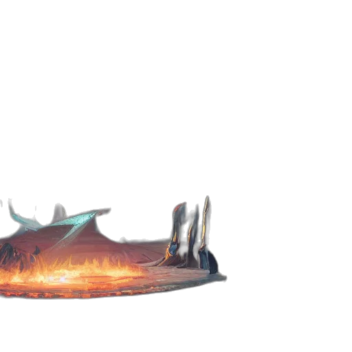 shoes, dragon, crown, weapon transparent PNG cut-out