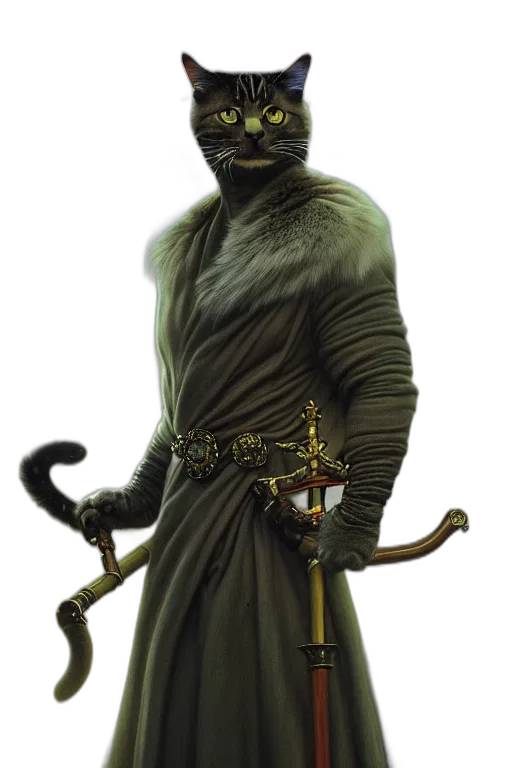staff, mask, sword, creature transparent PNG cut-out