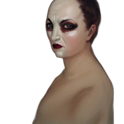 mask, face, creature, staff transparent PNG cut-out