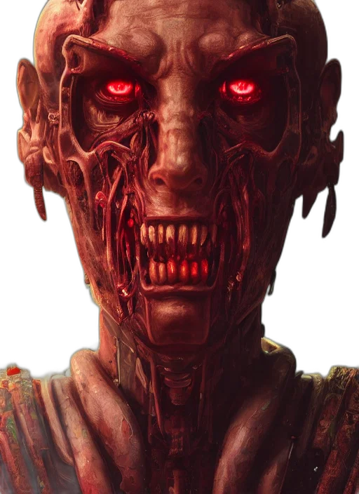 face, robot, mask, creature transparent PNG cut-out