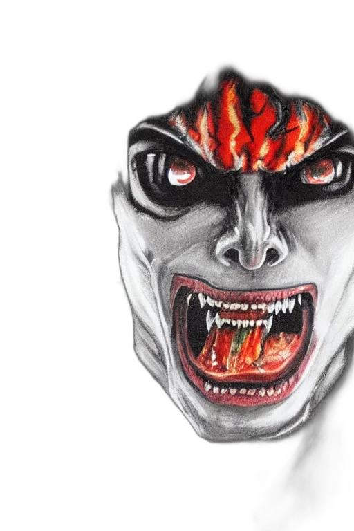 mask, face, watercolor, photorealistic transparent PNG cut-out