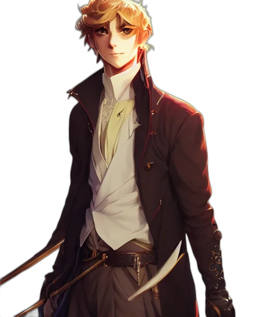 staff, jacket, sword, weapon transparent PNG cut-out