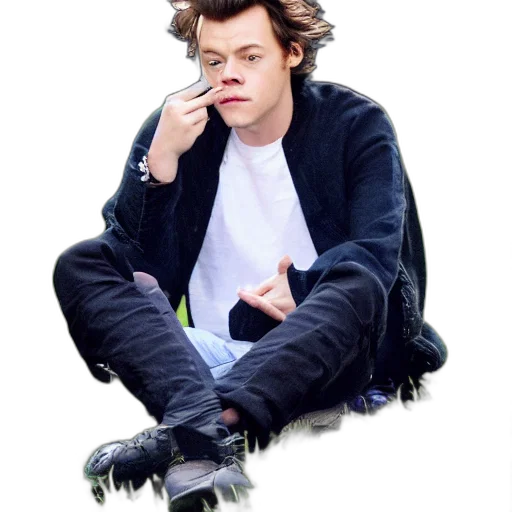 jacket, hair, creature, photorealistic transparent PNG cut-out