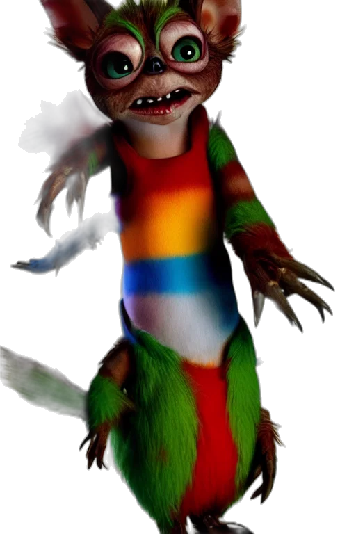 creature, dragon, animal, staff transparent PNG cut-out