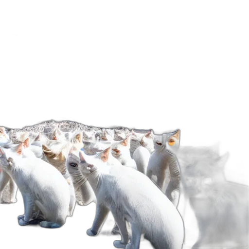 animal, concept art, 3d render, photorealistic transparent PNG cut-out