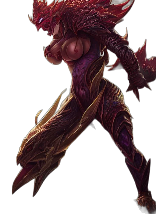 dragon, creature, staff, weapon transparent PNG cut-out