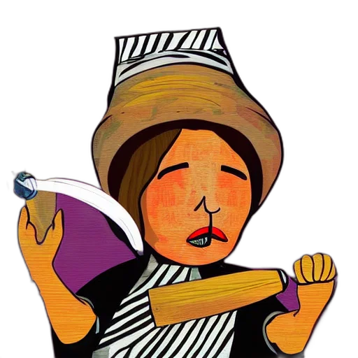 staff, hat, cartoon, concept art transparent PNG cut-out