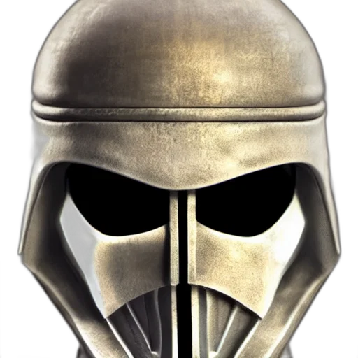 mask, weapon, concept art, photorealistic transparent PNG cut-out