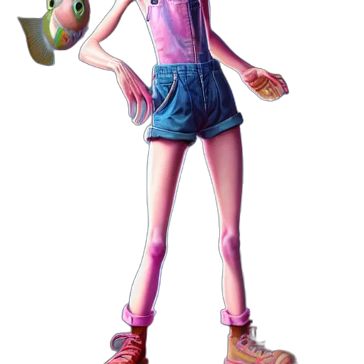 dress, staff, robot, creature transparent PNG cut-out