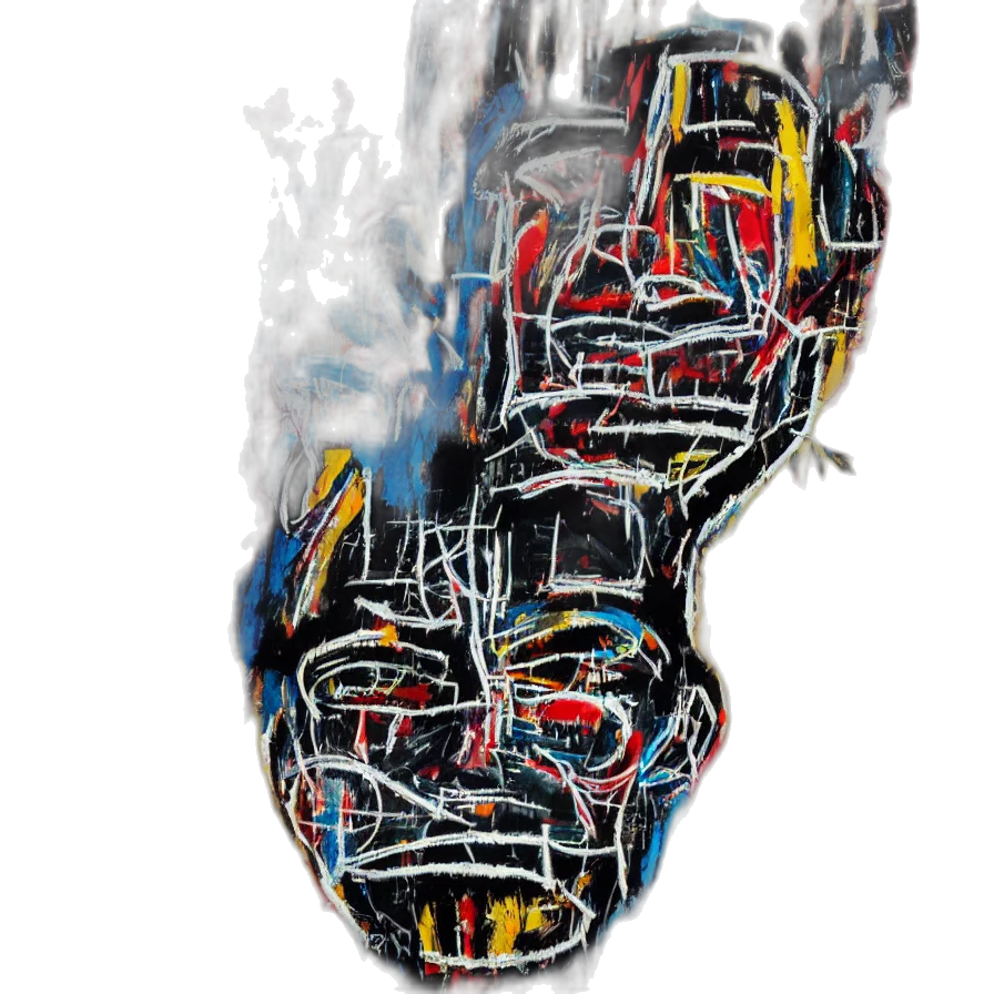 mask, face, robot, crown transparent PNG cut-out
